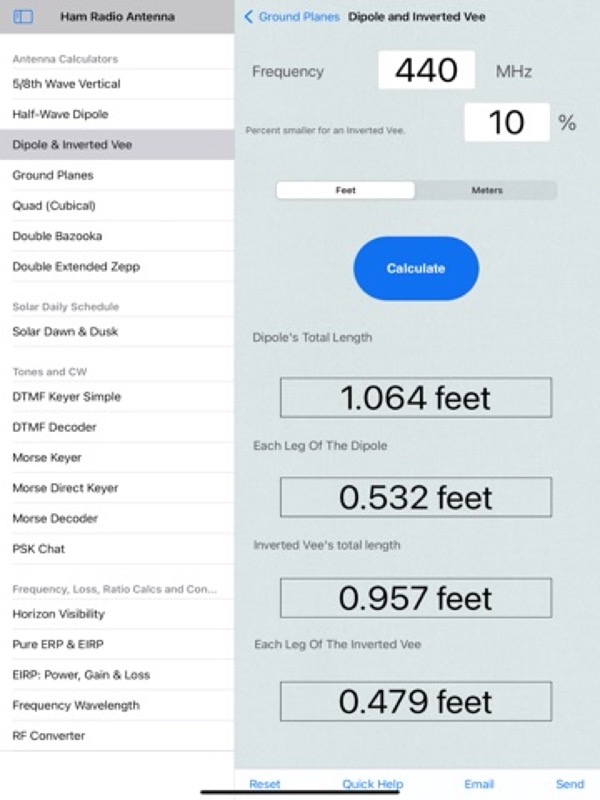 Antenna, CW, Morse, DTMF tools App Store ipad screenshot 1