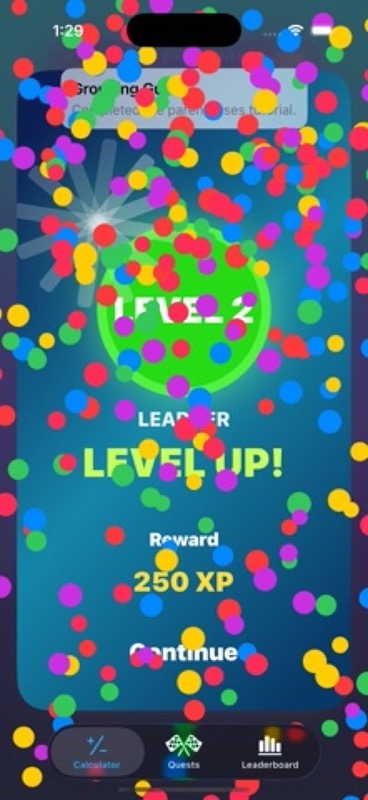 Calculator Quests & Fun App Store iphone screenshot 2