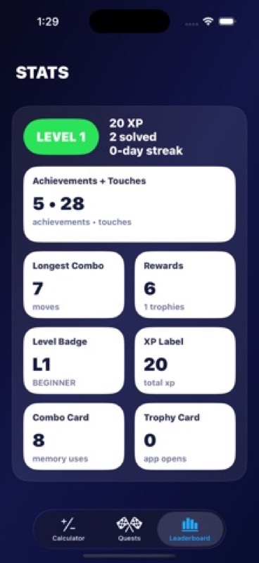 Calculator Quests & Fun App Store iphone screenshot 3