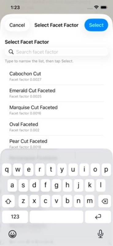 Carats – Gem Weight & Jewelry App Store iphone screenshot 3