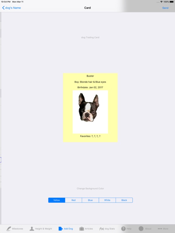 Dog Diary for Tracking Pets App Store ipad screenshot 2