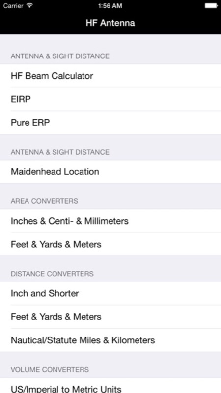 HF Beam Antenna Calculator App Store iphone screenshot 2