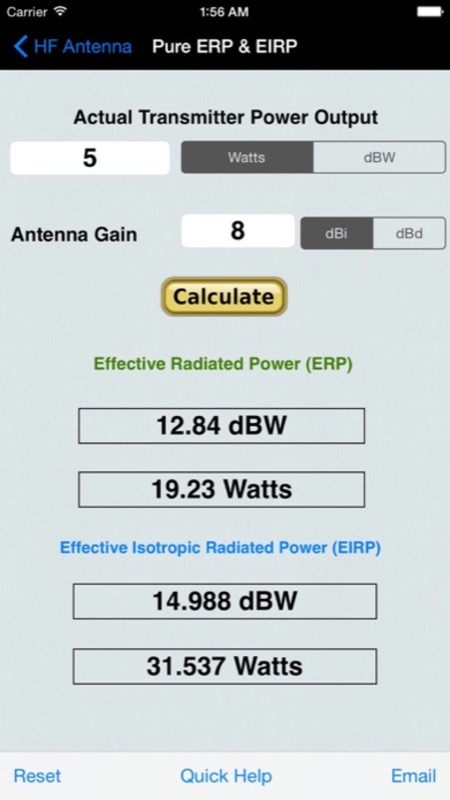 HF Beam Antenna Calculator App Store iphone screenshot 3