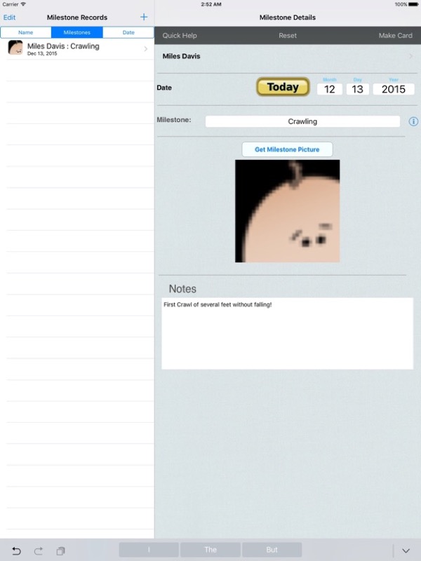 Infant Baby Bottle Feeding App Store ipad screenshot 1