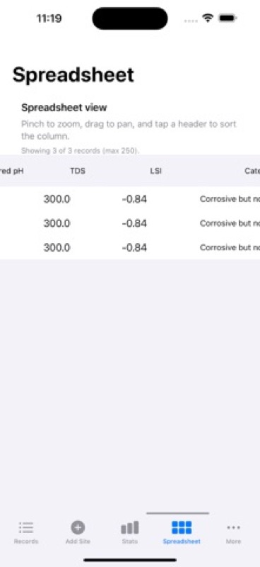 LSI Water Service Logbook/Plan App Store iphone screenshot 2