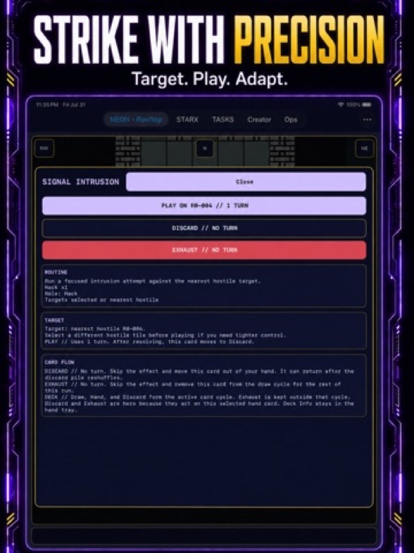 NEONNET: Cyberdeck Roguelite App Store ipad screenshot 2