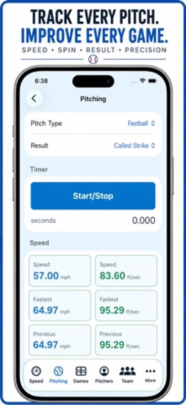 Pitching Stats Tracker & Radar App Store iphone screenshot 2