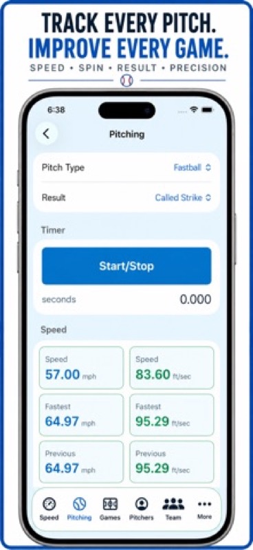 Pitching Stats Tracker & Radar App Store iphone screenshot 2