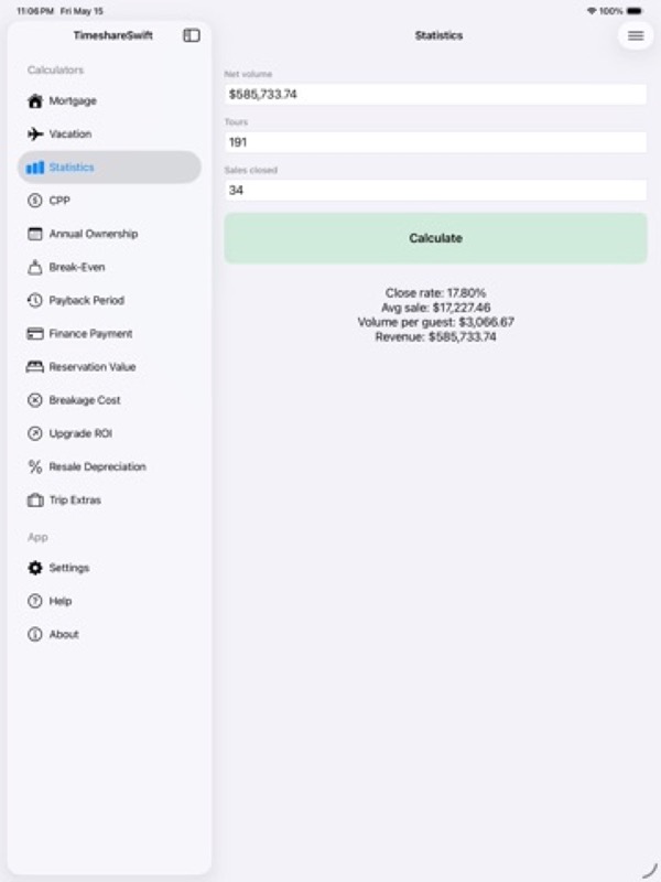 Timeshare+ App Store ipad screenshot 1