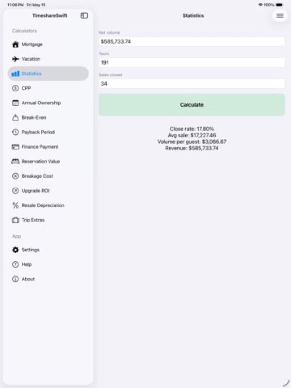 Timeshare+ App Store ipad screenshot 1
