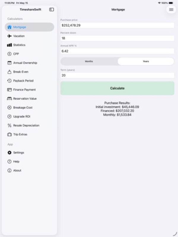 Timeshare+ App Store ipad screenshot 2