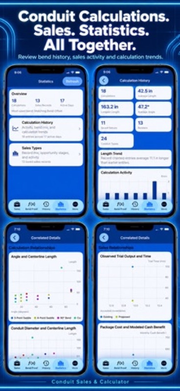 Conduit Bend: Sales & Layout App Store iphone screenshot 1