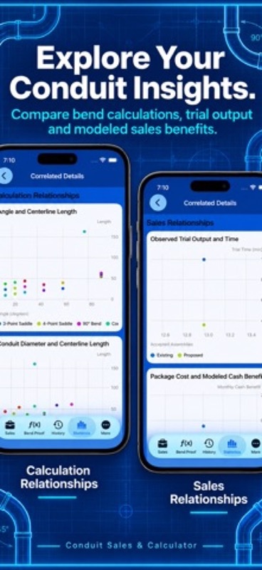 Conduit Bend: Sales & Layout App Store iphone screenshot 3