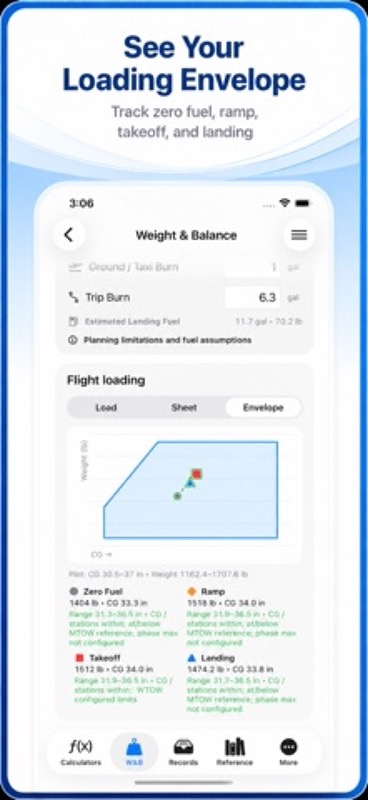 Flight Calcs: Pilot Toolkit App Store iphone screenshot 2