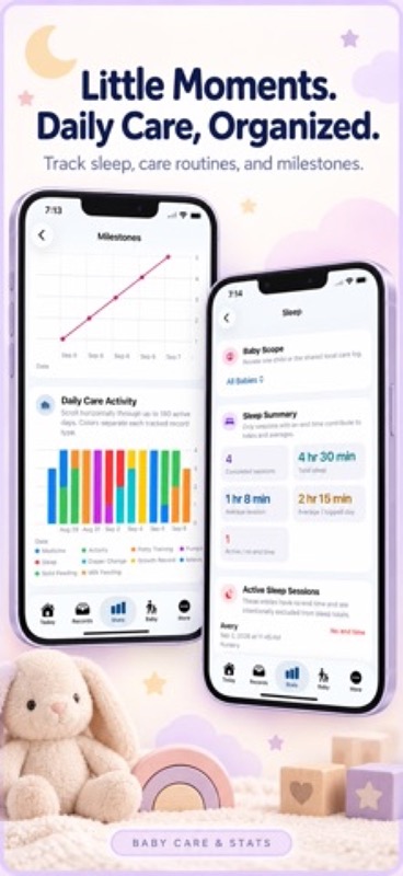 Baby Diary: Daily Care Notes App Store iphone screenshot 2
