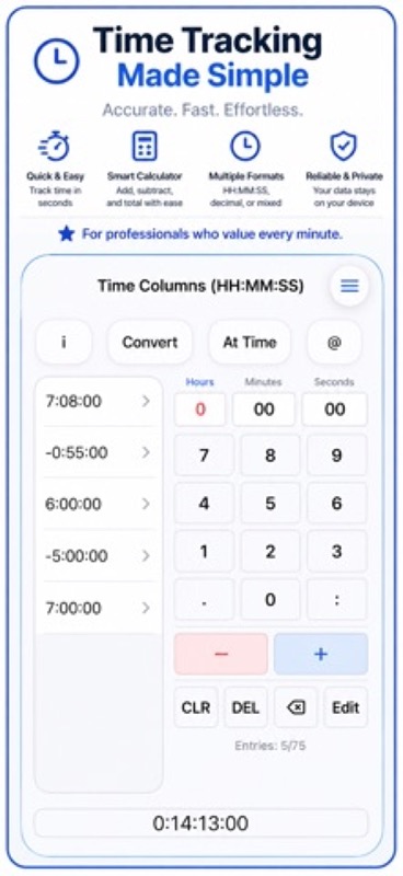 Time & Date Calculator ++ App Store iphone screenshot 1