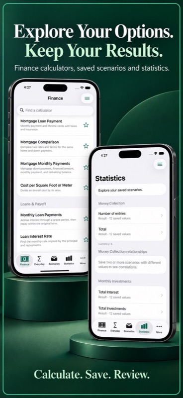 Financial Calcs Money Tools App Store iphone screenshot 1