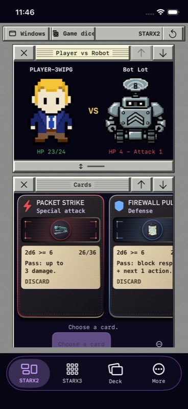 NEONNET: Cyberpunk Deck RPG App Store iphone screenshot 1