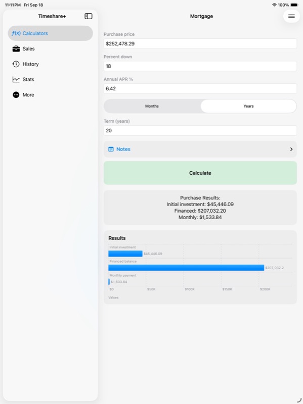 Timeshare+: Points & Costs App Store ipad screenshot 2